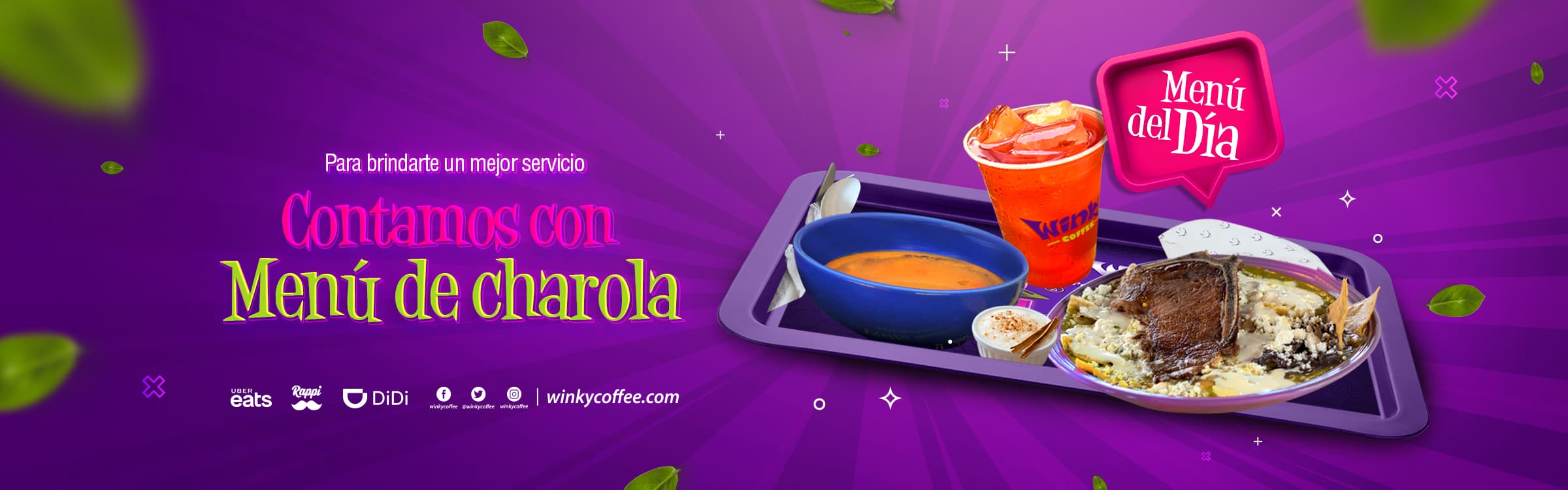 Menú de Charola